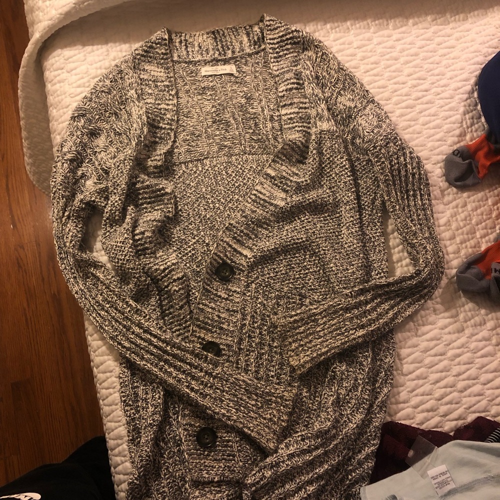 Long Quilted Abercrombie Cartigan
